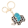 Fashional bijoux creux Shinning strass Aureate Elephant pendentif porte-clefs/Key Chain