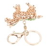 Fashional bijoux creux Shinning strass cheval Aureate pendentif porte-clefs/Key Chain