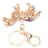 Fashional bijoux creux Shinning strass cheval Aureate pendentif porte-clefs/Key Chain