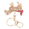 Fashional bijoux creux Shinning strass cheval Aureate pendentif porte-clefs/Key Chain