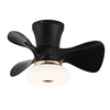 Fcmila FS0021 AC220V Ventilateur de Plafond avec Éclairage avec Télécommande Rotation Positive Négative Lumière 3 Couleurs Éclairage LED Vent 6 Vitesses pour Chambre Salon Salle à Manger