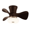 Fcmila FS0021 AC220V Ventilateur de Plafond avec Éclairage avec Télécommande Rotation Positive Négative Lumière 3 Couleurs Éclairage LED Vent 6 Vitesses pour Chambre Salon Salle à Manger