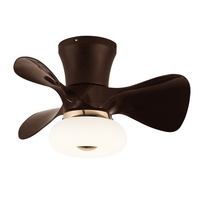 Fcmila FS0021 AC220V Ventilateur de Plafond avec Éclairage avec Télécommande Rotation Positive Négative Lumière 3 Couleurs Éclairage LED Vent 6 Vitesses pour Chambre Salon Salle à Manger
