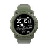 FD68S 1.44in Montre Intelligente Sports Smartwatch Fréquence Cardiaque Sommeil Surveillance Sédentaire Rappeler Bracelet