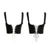 Femmes Aimant Ceinture Corset Ceinture Tirage Épaules Épinglettes Écouteurs Étui À l