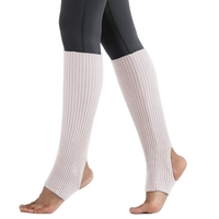 Femmes Bas Talon Ouvert Genou Haute Jambières Tricot Côtelé pour Yoga Ballet Danse Se Détendre
