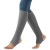 Femmes Bas Talon Ouvert Genou Haute Jambières Tricot Côtelé pour Yoga Ballet Danse Se Détendre