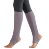 Femmes Bas Talon Ouvert Genou Haute Jambières Tricot Côtelé pour Yoga Ballet Danse Se Détendre