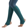 Femmes Bas Talon Ouvert Genou Haute Jambières Tricot Côtelé pour Yoga Ballet Danse Se Détendre