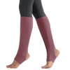 Femmes Bas Talon Ouvert Genou Haute Jambières Tricot Côtelé pour Yoga Ballet Danse Se Détendre