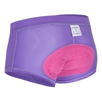 Femmes cyclisme sous-vêtements 3D Gel rembourré respirant maille vtt vélo équitation vélo sous-vêtements Shorts
