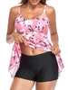 Femmes deux pièces maillot de bain imprimé évasé maillots de bain maillots de bain confortables