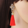 Femmes Fashion Strass Laine Corde Boucles d