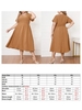 Femmes grande taille robe à manches courtes élastique taille haute Plaid tenue décontractée