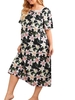 Femmes Lounger Dress Vintage Plus Size Chemises de nuit lâches Pyjamas de détente