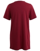Femmes Mini-robe à lacets creux évasé V manches courtes T-shirt à manches longues Plus Size Casual Dress Vestidos