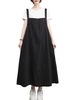 Femmes robe ample avec poches sans manches bretelles réglables robe de réservoir
