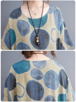 Femmes robe ample avec poches Vintage imprimé à manches courtes décontracté vacances plage robe