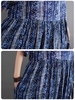 Femmes robe ample avec poches Vintage imprimé à manches courtes décontracté vacances plage robe