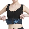 Femmes taille formateur gilet fermeture éclair gilet d