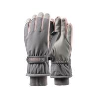 Femmes Vélo-Gants Ski-Gants Broderie Doigt Complet Vélo De Route Mitaines Thermiques Écran Tactile Hiver Chaud-Gants Coupe-Vent Imperméable Équitation En Montagne Entraînement Moto Course Ski pour Femmes