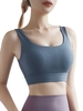 Femmes Yoga Bra Sports U Neck Workout Jogging Wirefree Casual Débardeurs