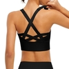 Femmes Yoga Bra Sports Workout Pilates Débardeurs Rembourré Gilet Décontracté
