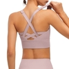 Femmes Yoga Bra Sports Workout Pilates Débardeurs Rembourré Gilet Décontracté