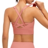 Femmes Yoga Bra Sports Workout Pilates Débardeurs Rembourré Gilet Décontracté