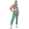 Femmes Yoga Costume Sportswear Tenues Super Stretch Workout Survêtement Gym Sports Bra Taille Haute leggings Yoga Pantalon pour Gym Workout Running
