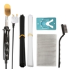Fer à souder électrique 50 W,  kit de soudage en plastique avec 40 tiges,  1 maille,  brosse métallique,  support en fer pour pare-chocs de voiture,  réparation de surface professionnelle