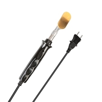 Fer à souder électrique 50W avec poignée en plastique,  pointe plate en cuivre