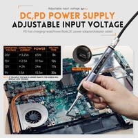 Fer à souder électrique intelligent Station de soudage portable Écran OLED de 0, 87 pouce Boîtier en alliage d