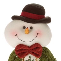 Festnight haut de gamme Belle Peluche Noël Delicate Adorable permanent Père Noël Reindeer Snowman Xmas Doll Décoration de Noël