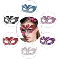 Festnight plastique Sexy Phantom Demi-masque Halloween de boule de mascarade Masque avec Glitter Décoration