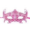 Festnight Rose romantique Laser Cut Métal Demi-masque avec strass boule de mascarade Halloween Masque Fantaisie cadeau