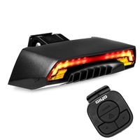 Feu arrière de vélo intelligent avec clignotants télécommande sans fil feu arrière de vélo cyclisme USB Rechargeable avertissement de sécurité feu arrière