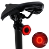 Feu arrière de vélo intelligent feu de freinage arrière étanche USB Rechargeable feu arrière de sécurité lampe de poche arrière de vélo