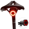 Feu arrière de vélo intelligent feu de freinage arrière étanche USB Rechargeable feu arrière de sécurité lampe de poche arrière de vélo