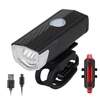 Feu arrière de vélo rechargeable par USB et feu de tête de cycle ensemble de feux avant 3 modes d