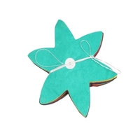 Feuilles de guirlande de papier suspendu coloré Hawaii 3m
