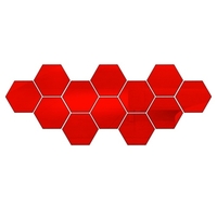 Feuilles de miroir hexagonales réfléchissantes flexibles