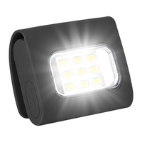 Feux de sécurité LED Feux de course Clip sur collier Collier rechargeable USB Mains libres pour courir Camping