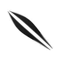 Fiber De Carbone Phare Sourcils Paupières Garniture Oeil Couvercle Couverture Décoration Styling Autocollant 1 Paire pour BMW F30 F31 F32 F33 F34
