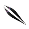 Fibre de carbone phare sourcils paupières garniture couvercle pour les yeux décoration décoration style autocollant 1 paire pour BMW F30 F31 F32 F33 F34 (2012-2020)