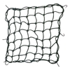 Filet de cargaison de moto de 15, 7 pouces X 15, 7 pouces avec 6 crochets 49 grilles Filet de cargaison de moto de grande capacité pour le casque de panier de bagages de vélo de moto