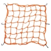 Filet de cargaison de moto de 15, 7 pouces X 15, 7 pouces avec 6 crochets 49 grilles Filet de cargaison de moto de grande capacité pour le casque de panier de bagages de vélo de moto
