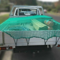 Filet de chargement pour camionnette,  remorque de camion,  filet de filet extensible pour le transport de marchandises avec corde et crochets flexibles