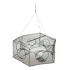 Filet de pêche pliable Hexagon 6 trous de filet de pêche cagoule de crevettes piège Minnow crabe de crabe filet de piège à mailles