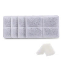 Filtre à eau au charbon 4PCS et filtre en éponge